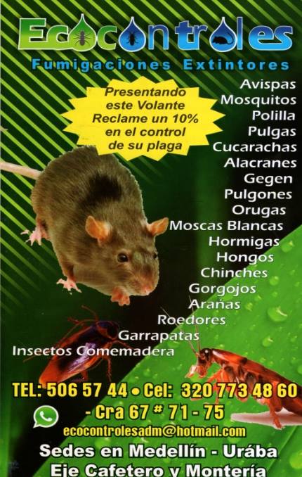 Ecocontroles Fumigaciones Y Extintores