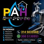 Plomería asistencia hogar sede centro plomeros en Medellín